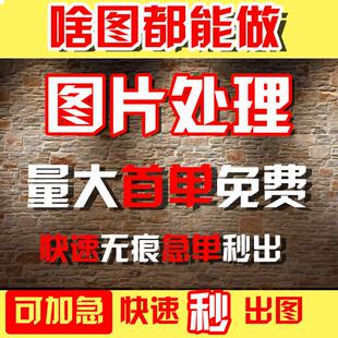 加急代做P图改图调图cad修改效果修改制作名片主图详情页海报菜谱