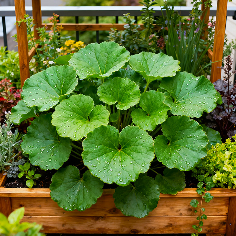大叶吴风草盆栽多年生花镜耐阴植物常绿观叶植物林下耐寒多年生