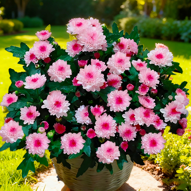 【网红小菊】菊花盆栽带花苞三文鱼网红小雏菊玲珑荷兰菊室内花卉