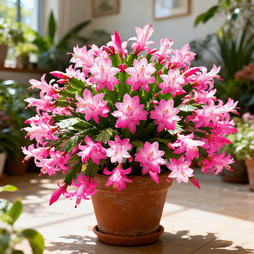 【仙气】重瓣蟹爪兰盆栽花苗带花苞多年生四季好养耐寒热阳台室内