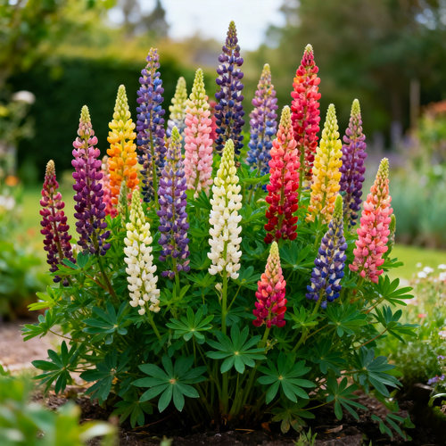 鲁冰花花苗盆栽耐热耐寒