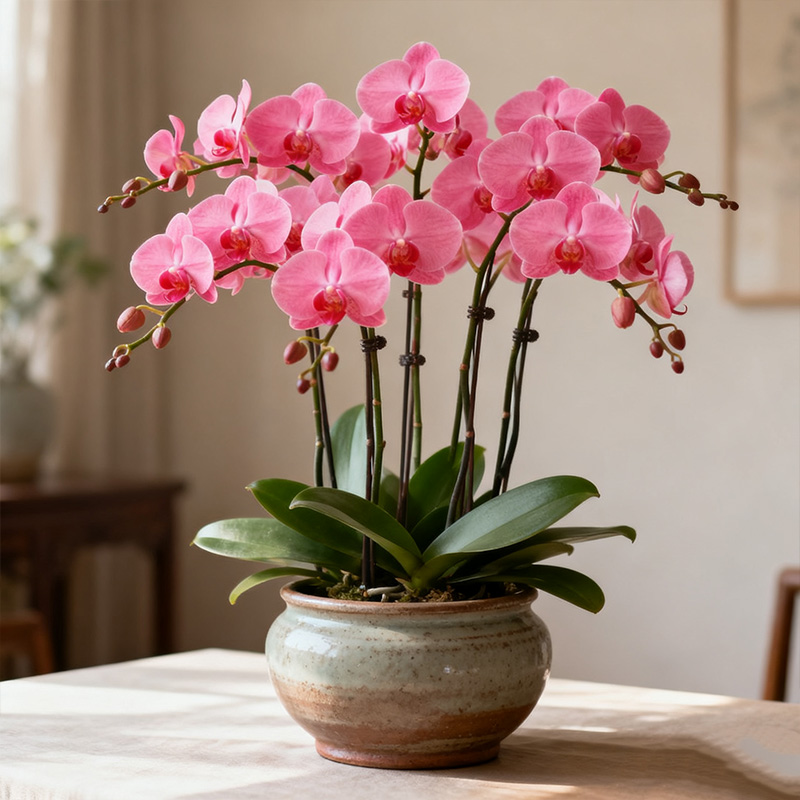 【双剑大苗】蝴蝶兰盆栽带花特大号名贵兰花苗精品大花室内好养