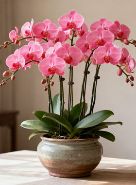 【双剑大苗】蝴蝶兰盆栽带花特大号名贵兰花苗精品大花室内好养