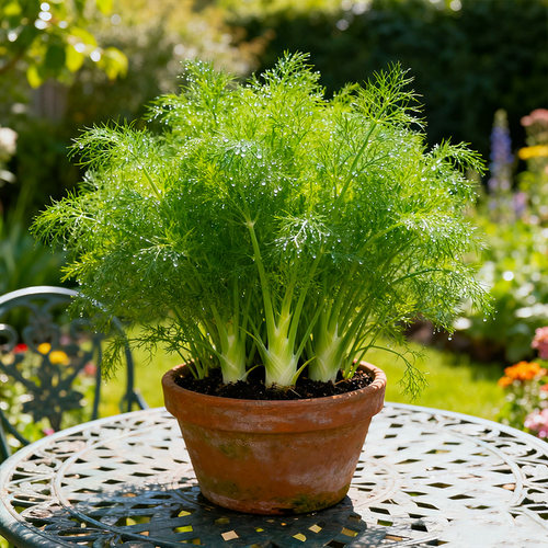 茴香盆栽可食用带盆栽好阳台室内外芬香好活易养蔬菜苗多年生