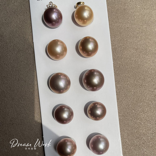 dreamwork大珍珠吊坠强光正圆