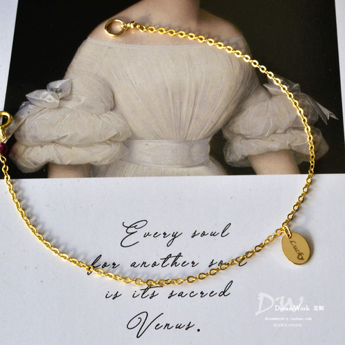 特惠dream14kf金手链百搭细光