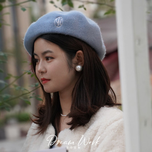 Dreamwork强光珍珠耳钉925银针