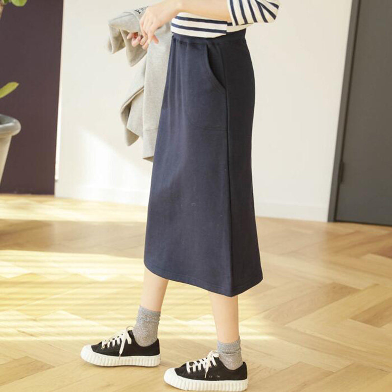 遮胯半身裙中长款运动