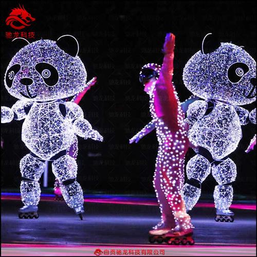 发光穿戴道具人偶彩灯表演道具服饰夜游文化不夜城灯光人偶