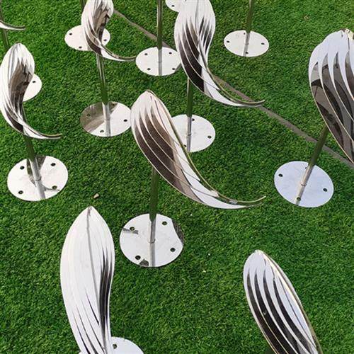 不锈钢小鱼雕塑金属抽象剪纸镜面鱼花园房子水景创意装饰饰品,家居饰品,装饰摆件,淘宝优惠券,粉丝福利购,淘宝优惠卷