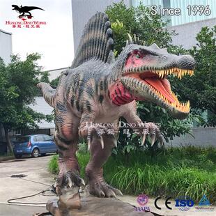 仿真恐龙源头厂家森林主题乐园引流产品机械电动棘背龙模型