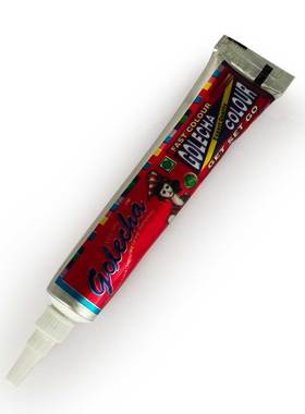 新款管状golecha红色海娜膏25克手绘纹身膏彼岸花人体彩绘颜料