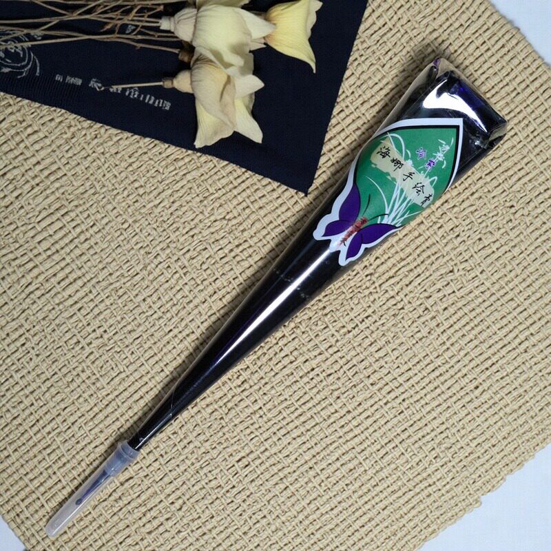 方寸景天25克冷紫色海娜膏彩色手绘纹身膏系列非植物人体彩绘防水图片
