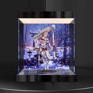 适用良笑塑美 胜利女神：妮姬 红莲 手办模型亚克力灯箱款收纳盒