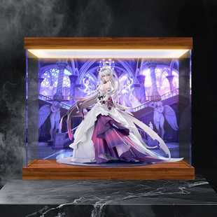 防尘罩适用于崩坏3琪亚娜·夜邀透明亚克力展示盒手办模型收纳盒