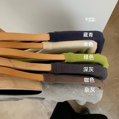 egg加厚磨毛自发热打底长袖T恤