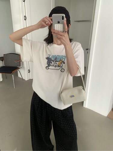 品质高克重！趣味卡通印花T恤女