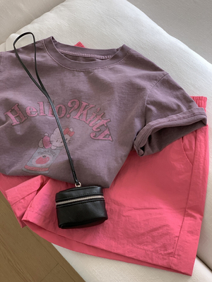 夏日甜蜜暴击！超正水洗色短袖T