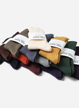 RiskRider土耳其有机棉双针运动袜干爽透气 厚度适中 四季穿着