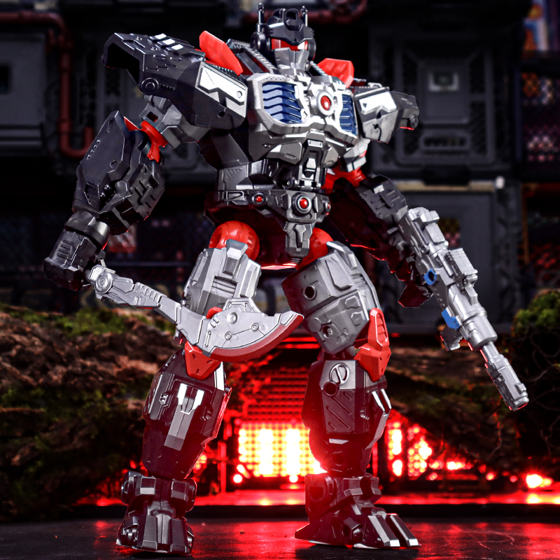 力將猩猩隊長金剛變形機器人玩具