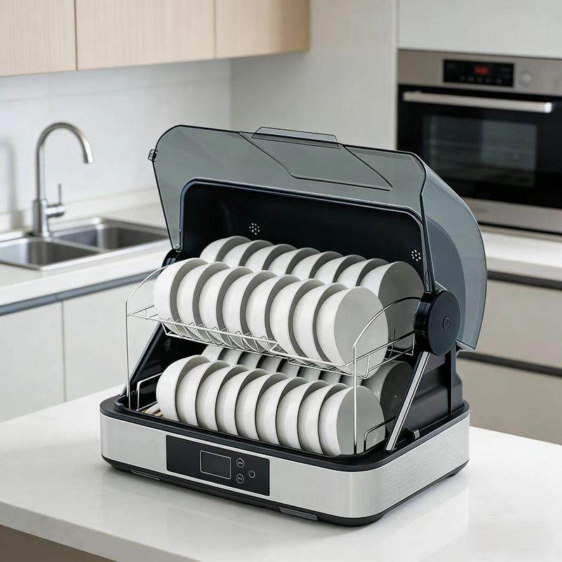 口杯家商台挂两用热风循环餐盘消毒柜红外线大酒店台式消毒柜家用