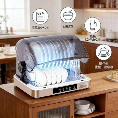 多功能碗碟架抑菌立式消毒柜家用沥水盘消毒柜家用小型桌面台式