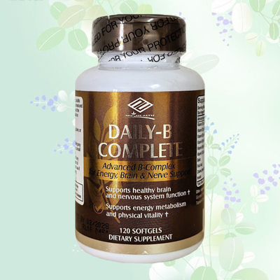 美国原装 维生素B族VB维B胶囊 纽海尔斯Nu-health 120粒 含叶酸