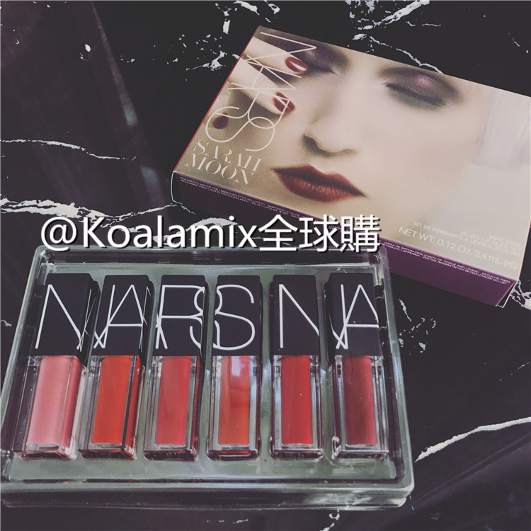 现货 美国 nars限量礼盒6支唇釉套装 3.4ml*6