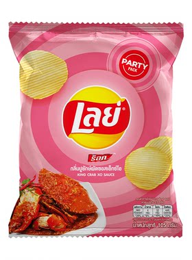 乐事泰国进口帝王蟹XO酱薯片