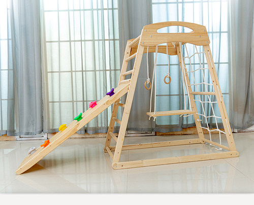 儿童攀爬架实木制造家用攀岩组合