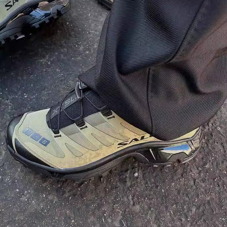 2025新款 橄榄绿 户外山系复古小众墨绿鞋 透气休闲运动鞋 登山鞋