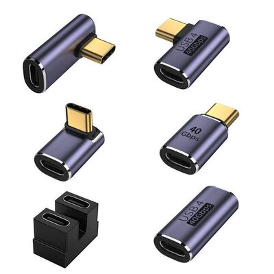 适用于HDTV公对母直头弯头连接电视显示器8K60Hz高清线磁吸转接头