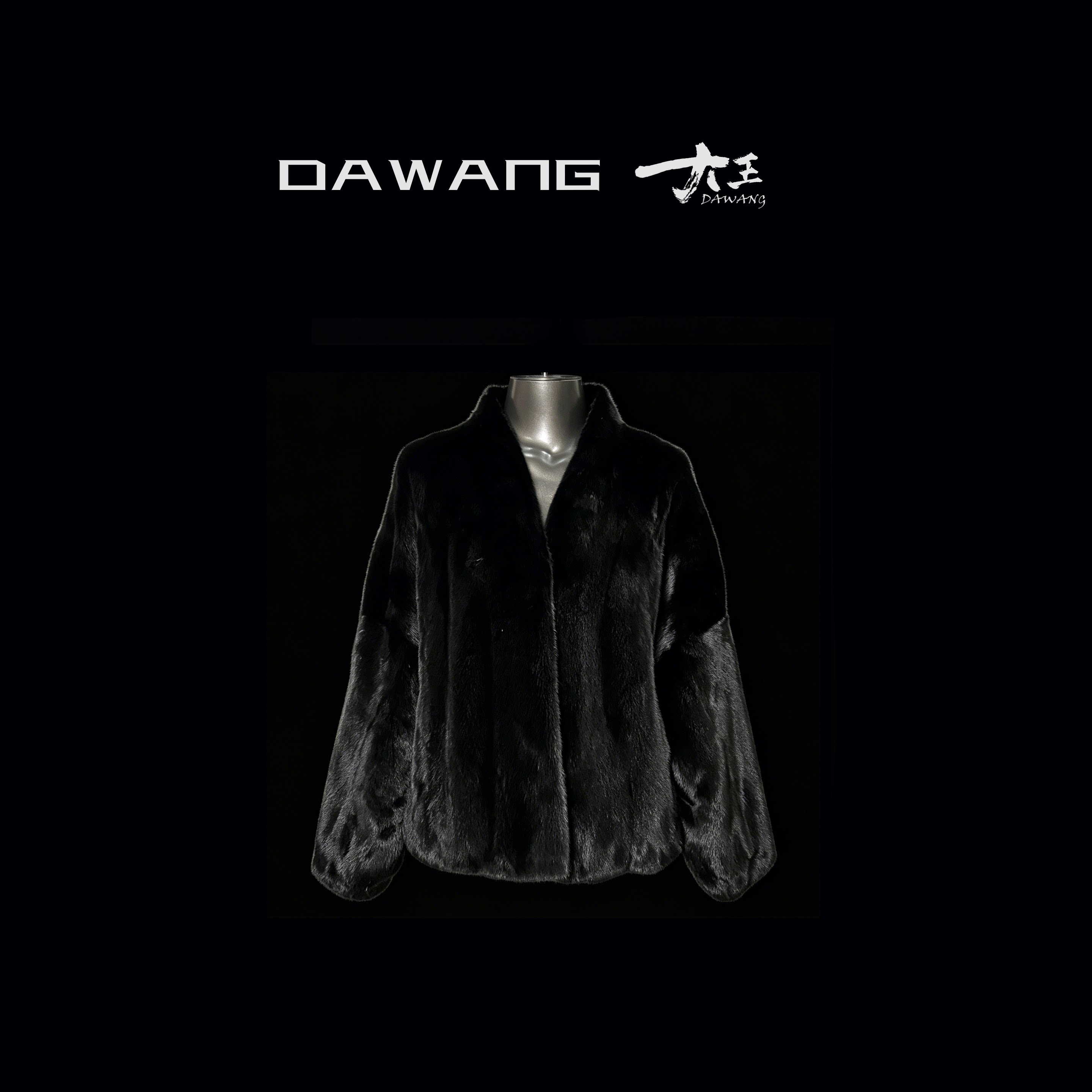 DAWANG |《珍稀》26年新款休闲复古港风女士水貂大衣M019