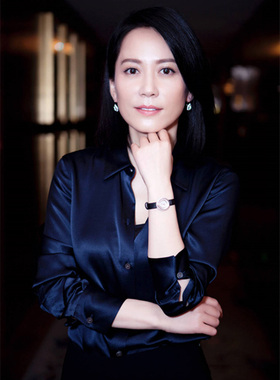 俞飞鸿爆款秋冬重磅真丝弹力缎衬衫女长袖纯色桑蚕丝上衣修身职业