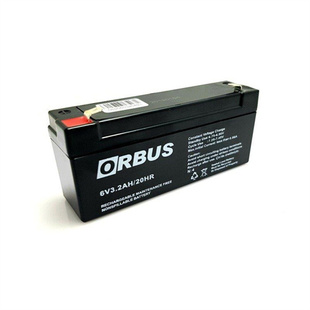 ORBUS 20HR免维护可充电铅酸蓄电池 6V3.2AH