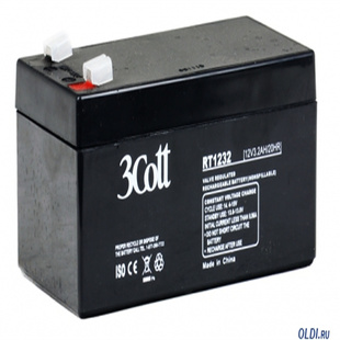20HR 12V3.2AH 免维护可充电电池 RT1232 3Cott蓄电池