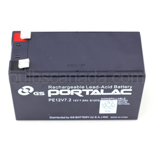 12V7.2AH PE12V7.2 E1272免维护可充电电池 PORTALAC蓄电池