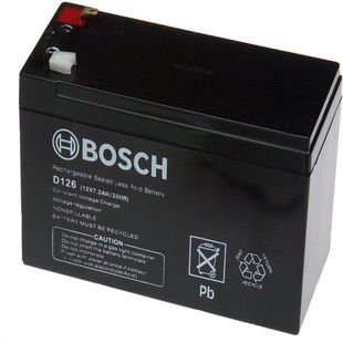 20HR 12V7.2AH 免维护可充电电池 D126 BOSCH蓄电池