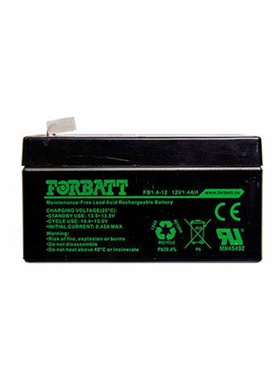 FORBATT蓄电池 FB1.4-12 12V1.4AH/20HR免维护可充电铅酸电池