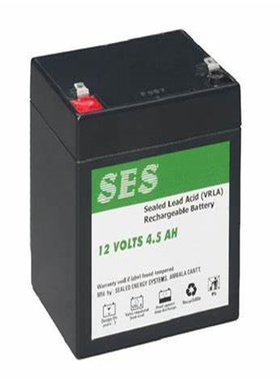 SES蓄电池 12VOLTS 4.5AH 免维护可充电电池