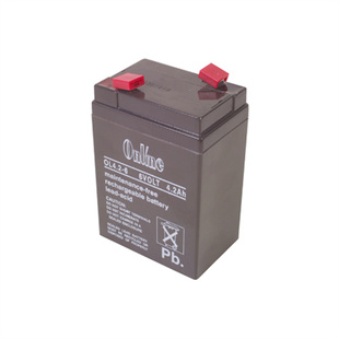 仪器仪表电池 6VOLT4.2AH电子称 online蓄电池OL4.2