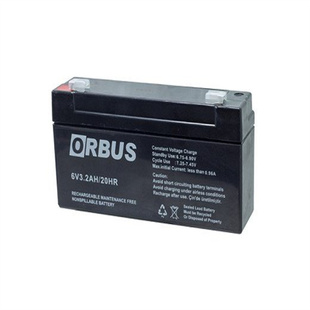 ORBUS 20HR免维护可充电铅酸蓄电池 6V3.2AH