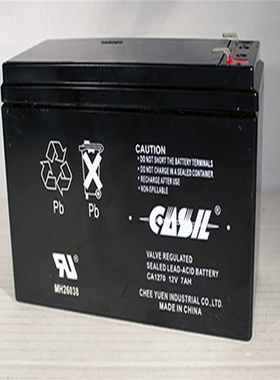 CASIL蓄电池 CA1270 12V7AH 免维护可充电电池