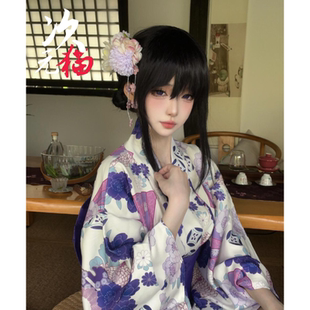 柑橘味香气cos服 蓝原芽衣柚子浴衣浴袍cosplay服装套装citrus