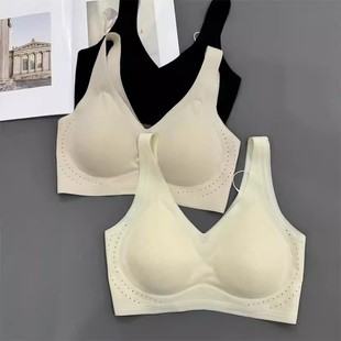 夏季薄款奶皮内衣无痕美背抹胸固定杯女提拉上托聚拢透气运动文胸