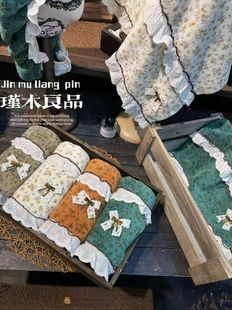 2025新款瑾木良品   大田园系列毛巾浴巾干发帽比纯棉吸水柔软