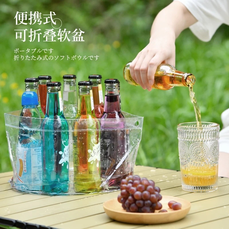 【户外折叠水桶】防倾倒/加厚