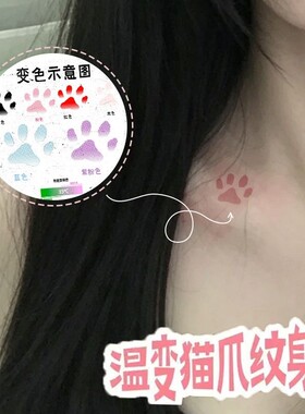 【猫咪温变贴】可洗贴纸