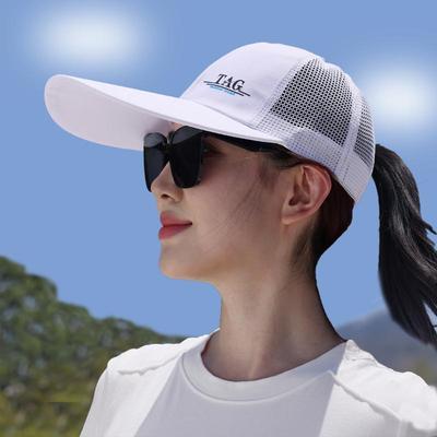 新款鸭舌帽户外硬顶棒球帽透气
