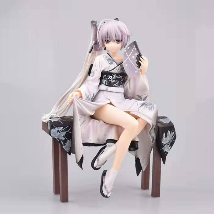 缘之空 春日野穹 和服坐姿穹妹 长凳 美少女盒装动漫手办模型摆件